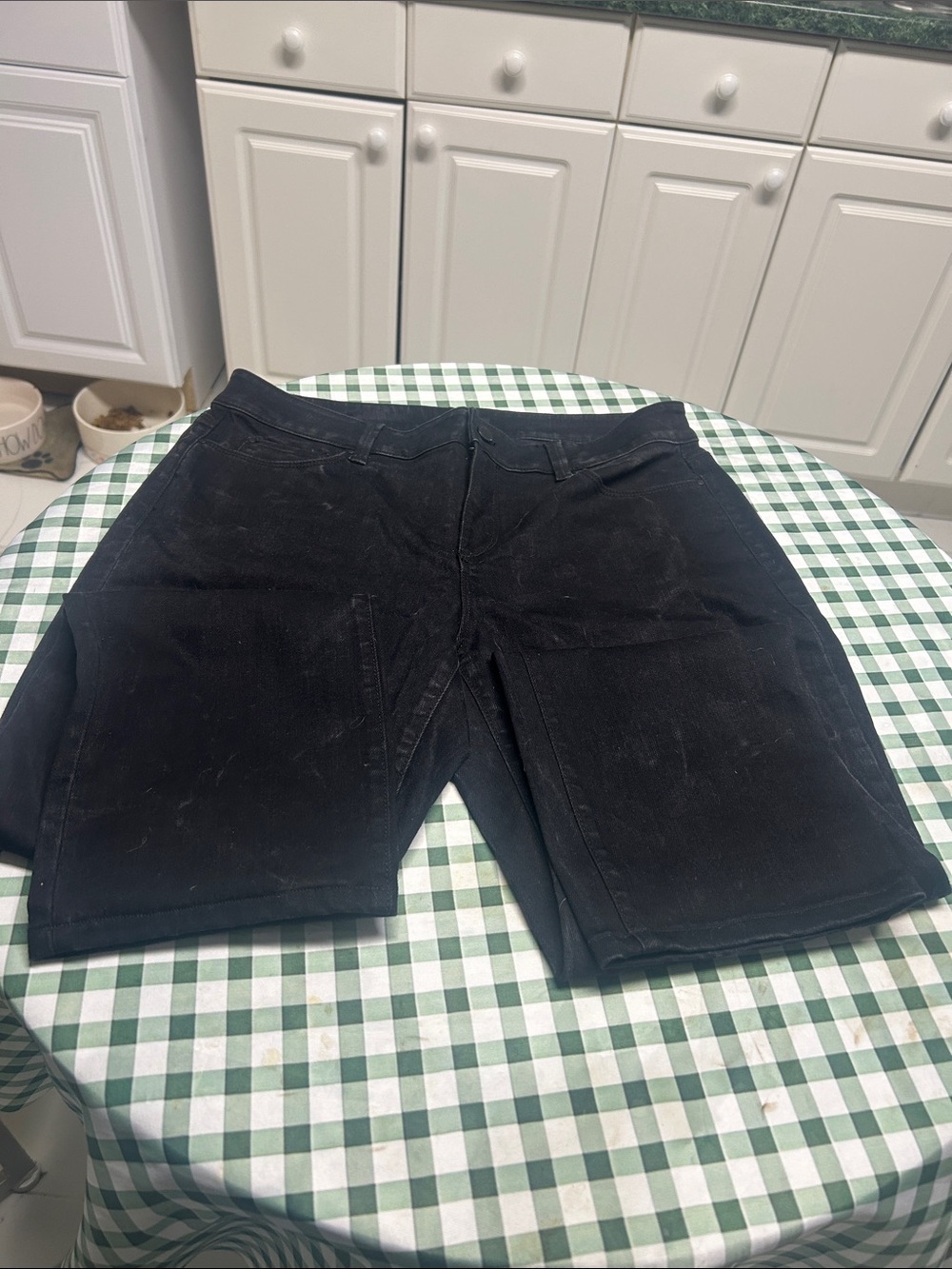 Ann Taylor Men's Black Flat-Front Shorts